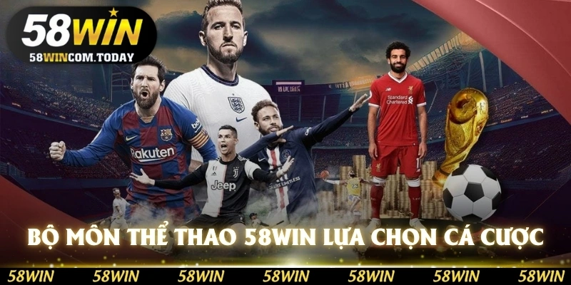 Những bộ môn thể thao 58WIN có thể lựa chọn chơi cá cược