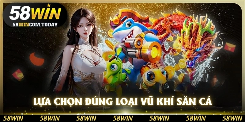 Nên lựa chọn đúng loại vũ khí săn cá phù hợp