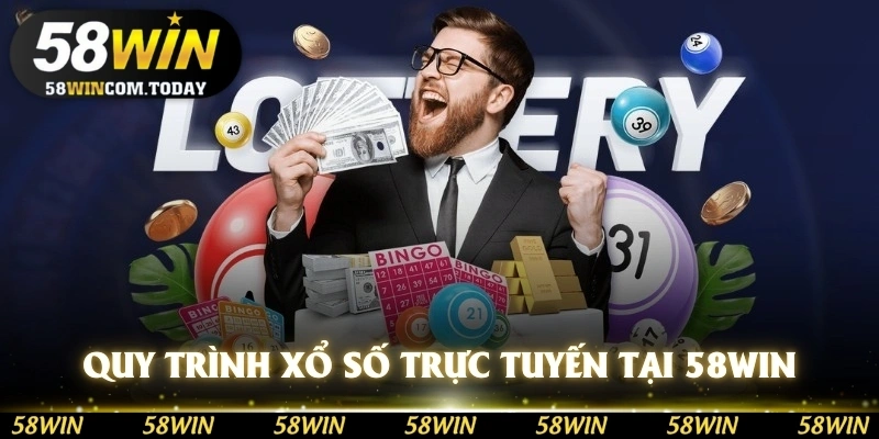 Quy trình gia xổ số trực tuyến tại 58WIN