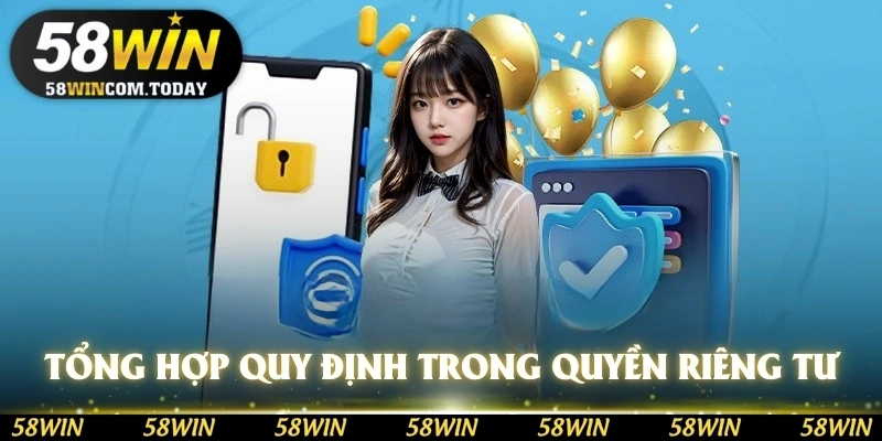 Tổng hợp quy định trong quyền riêng tư 58WIN